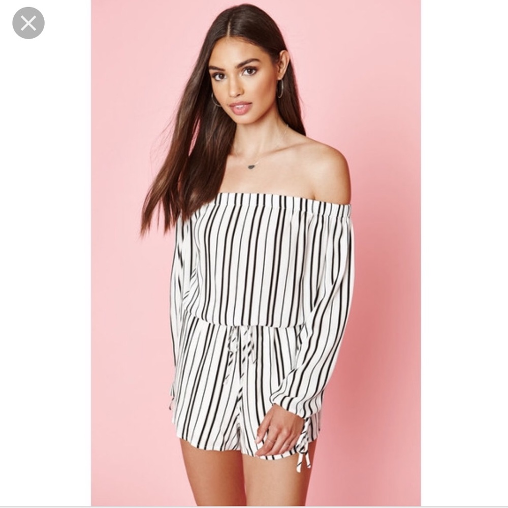 KENDALL + KYLIE Striped Romper
